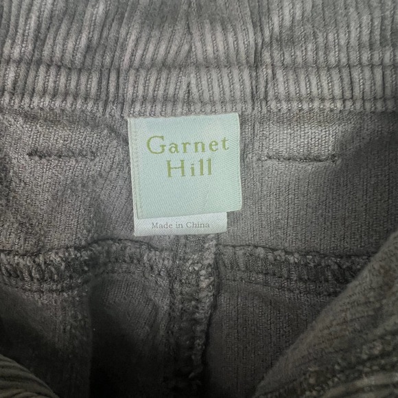 Garnet Hill Corduroy Pants Women Size 6 Brown Straight Leg Casual Everyday - Picture 7 of 10